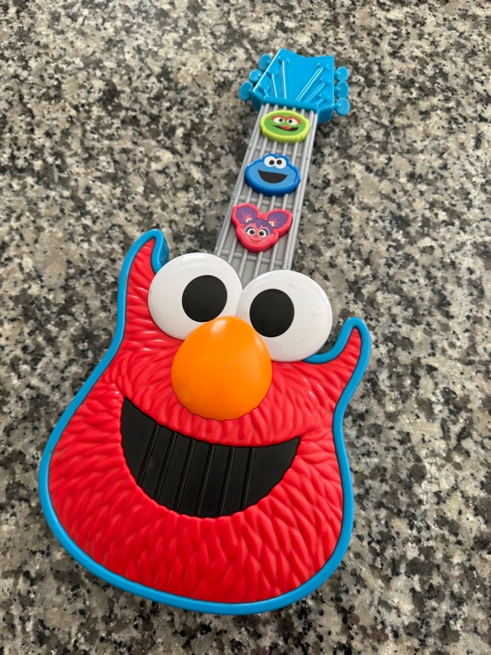 Sesame Street Elmo Guitar Toy - Red, Orange & Blue